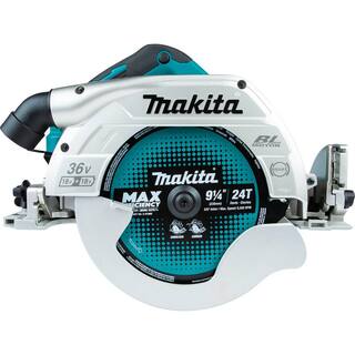 Makita 18V x2 LXT Lithium-Ion (36V) Brushless Cordless 9-14 in. Circular Saw wGuide Rail Compatible Base (Tool Only) XSH10Z