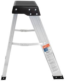 Werner 2 ft. Aluminum Step Ladder (8 ft. Reach Height) with 300 lbs. Load Capacity Type IA Duty Rating 150B