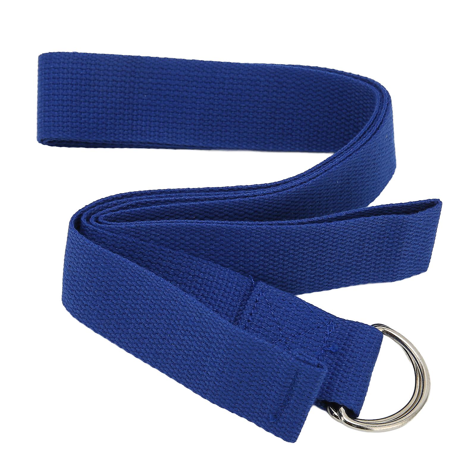 70.87in Yoga Tension Strap Flexibility Stretching Exercise Resistance Bands For Fitness Pilates Blue