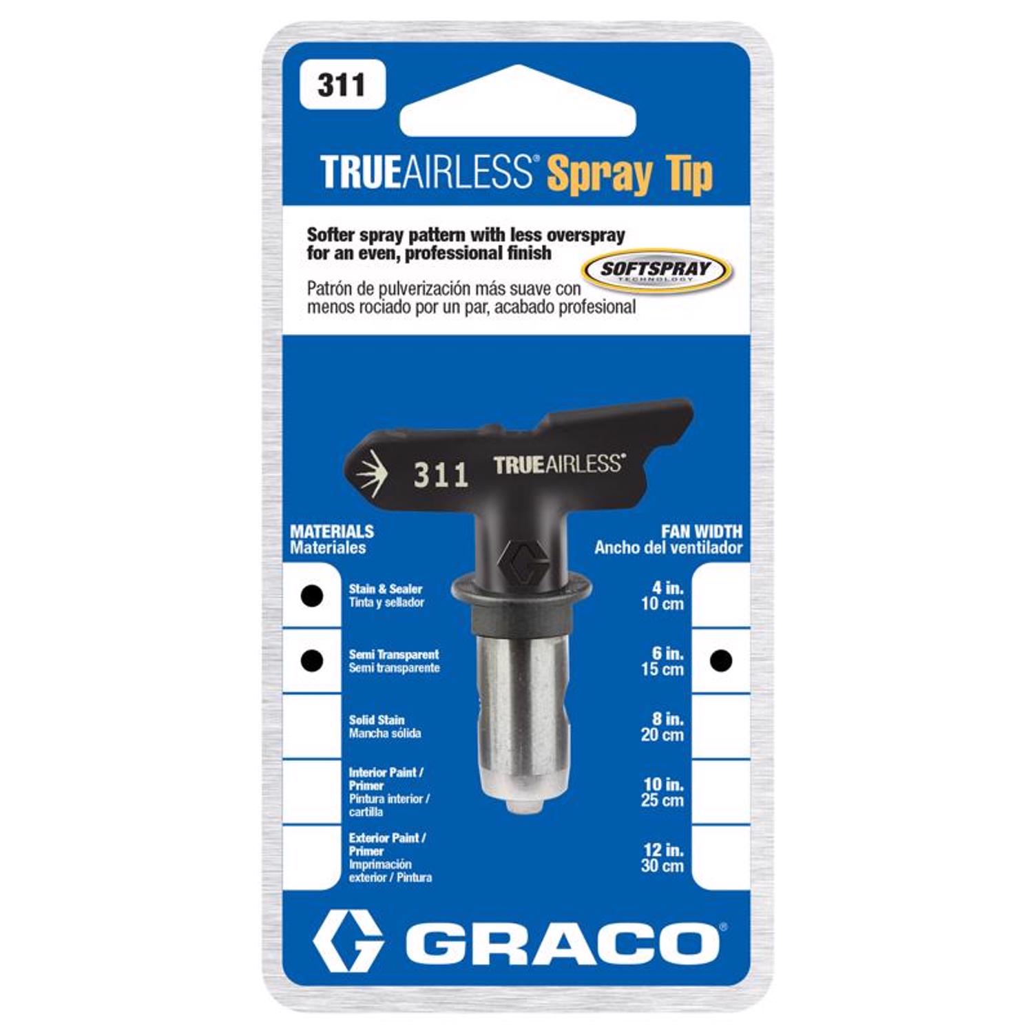 Graco TrueAirless 311 Spray Tip