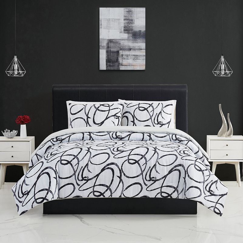 Christian Siriano New York? Mimic 3-Piece Duvet Cover Set