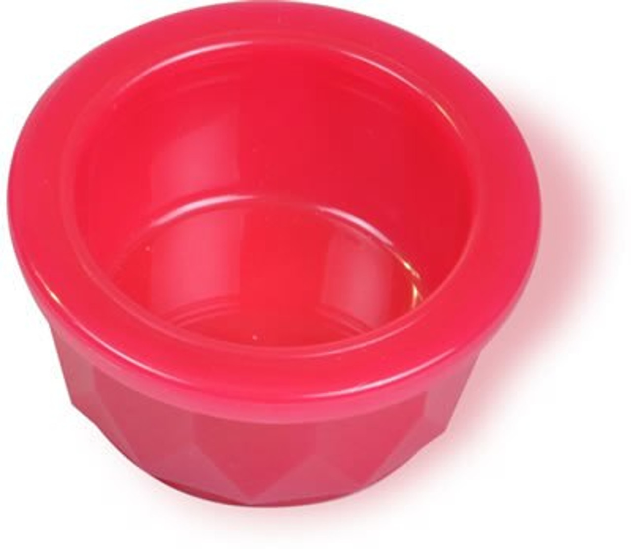 Crockstyle Translucent Heavyweight Dog Food/Water Dish， Extra Small