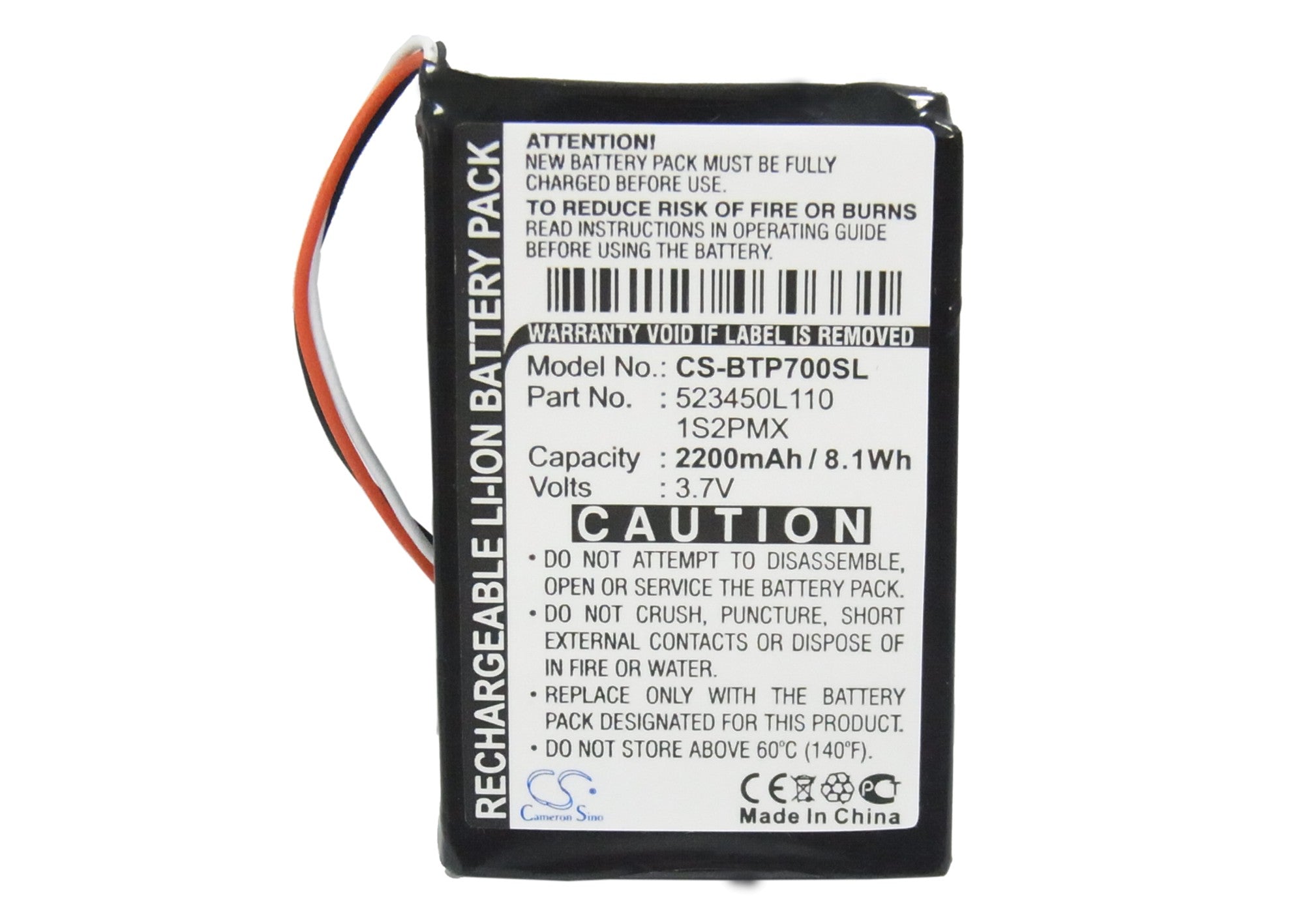 Blaupunkt TravelPilot 500 TravelPilot 700 Replacement Battery BatteryClerkcom GPS