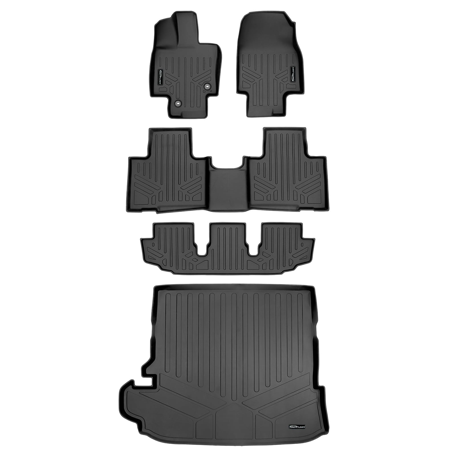 Fits SmartLINER Floor Mats and Cargo Liner Behind 2nd Row for 20-21 Toyota Highlander