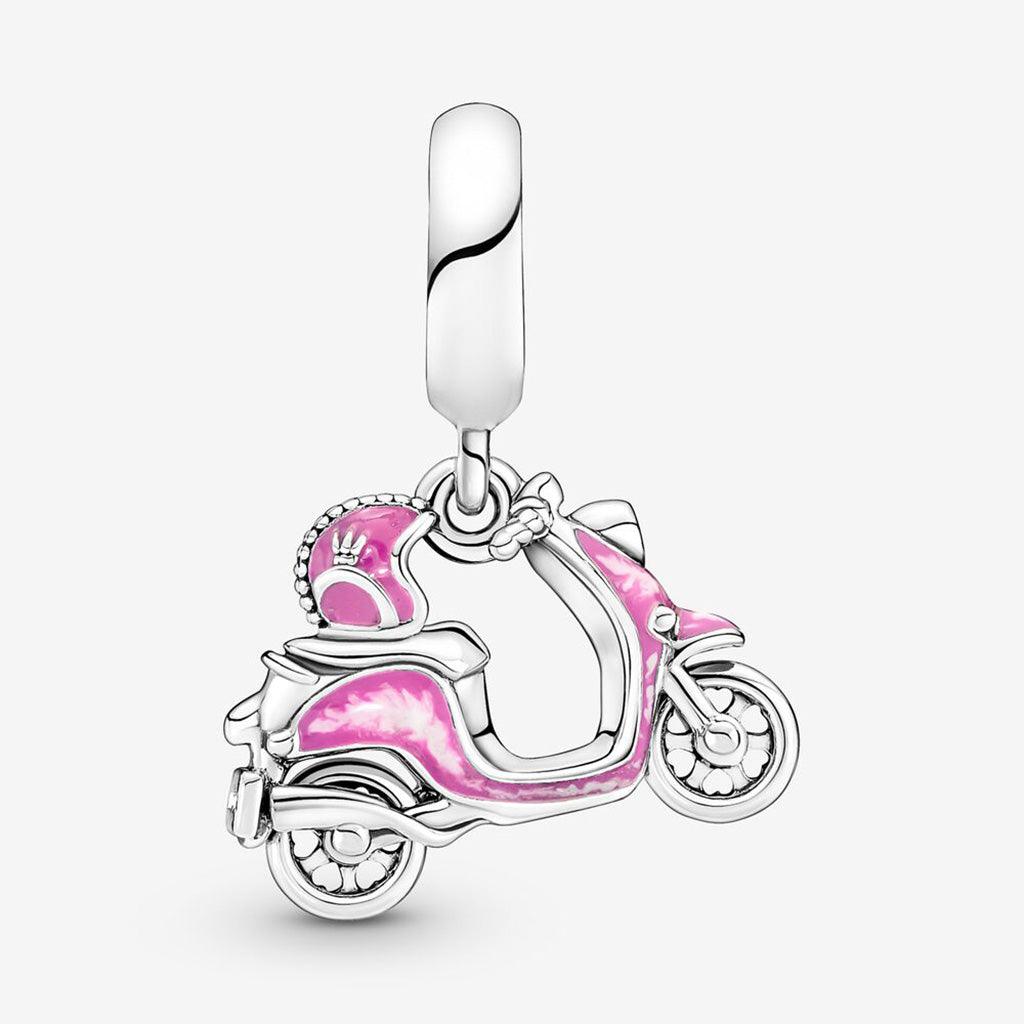 PANDORA  Pink Scooter Dangle Charm