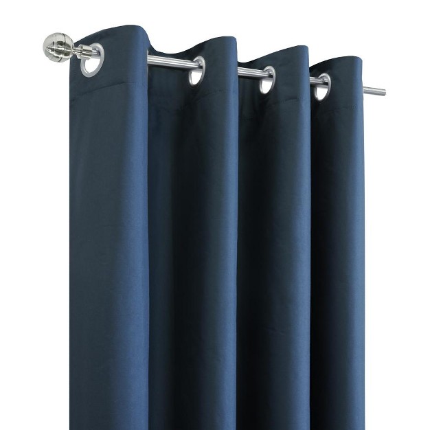 Thermaplus Alpine Blackout Premium Stylish And Functional Grommet Curtain Panel Navy