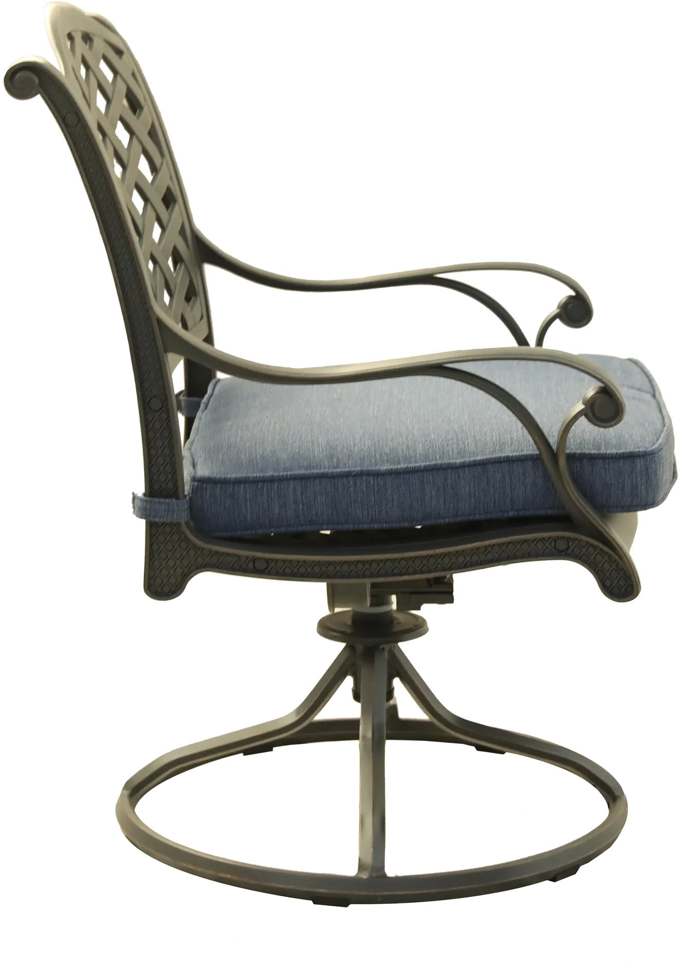 Castle Rock Dining Swivel Rocker with Cushion