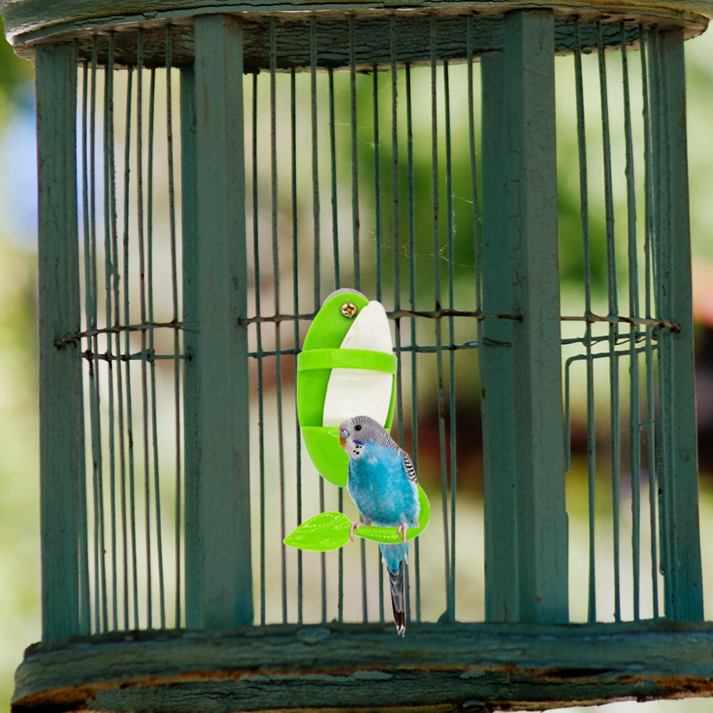 Bird Feeding Cup+Bird Perch Stand; Bird Toys，Cuttlebone Stand Holder Rack Birdcage Accessories Fruit Vegetable Storage for Birds Parakeets Cockatiels， Conures， Macaws， Lovebirds， Finches