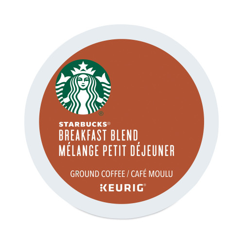 Starbucks Breakfast Blend K-Cups， 24/Box (011111157)