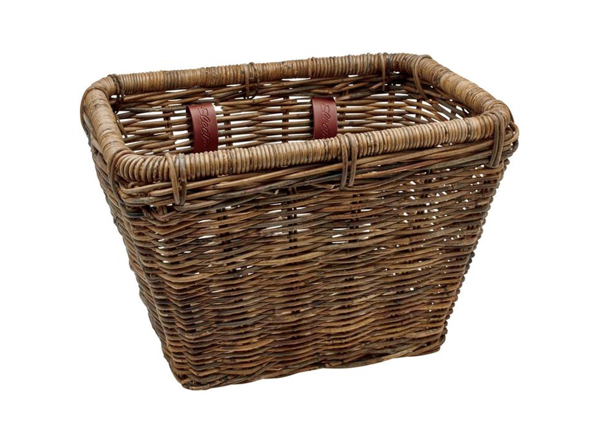 Electra Rattan Rectangular Basket - Brown