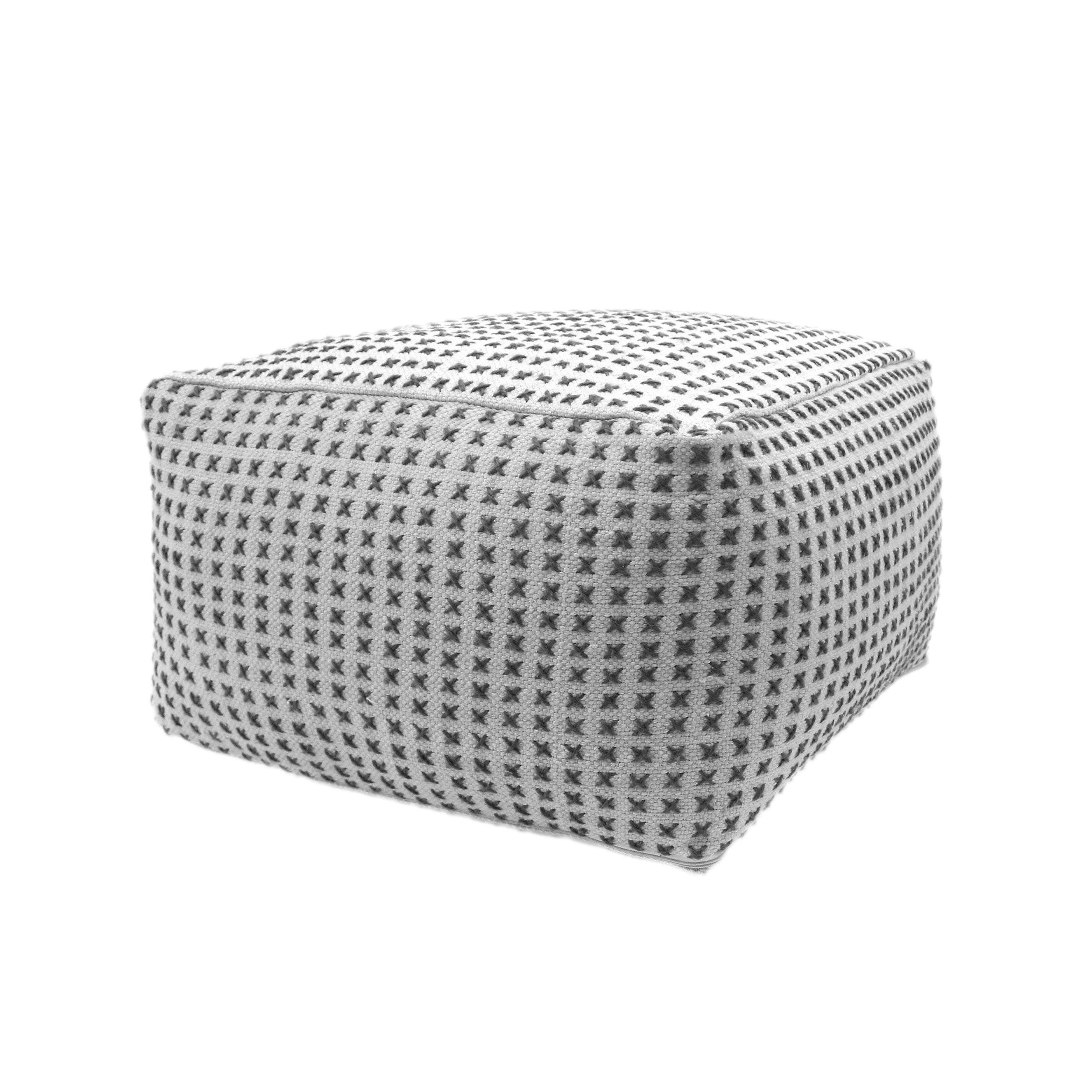 Breenda Large Square Casual Pouf