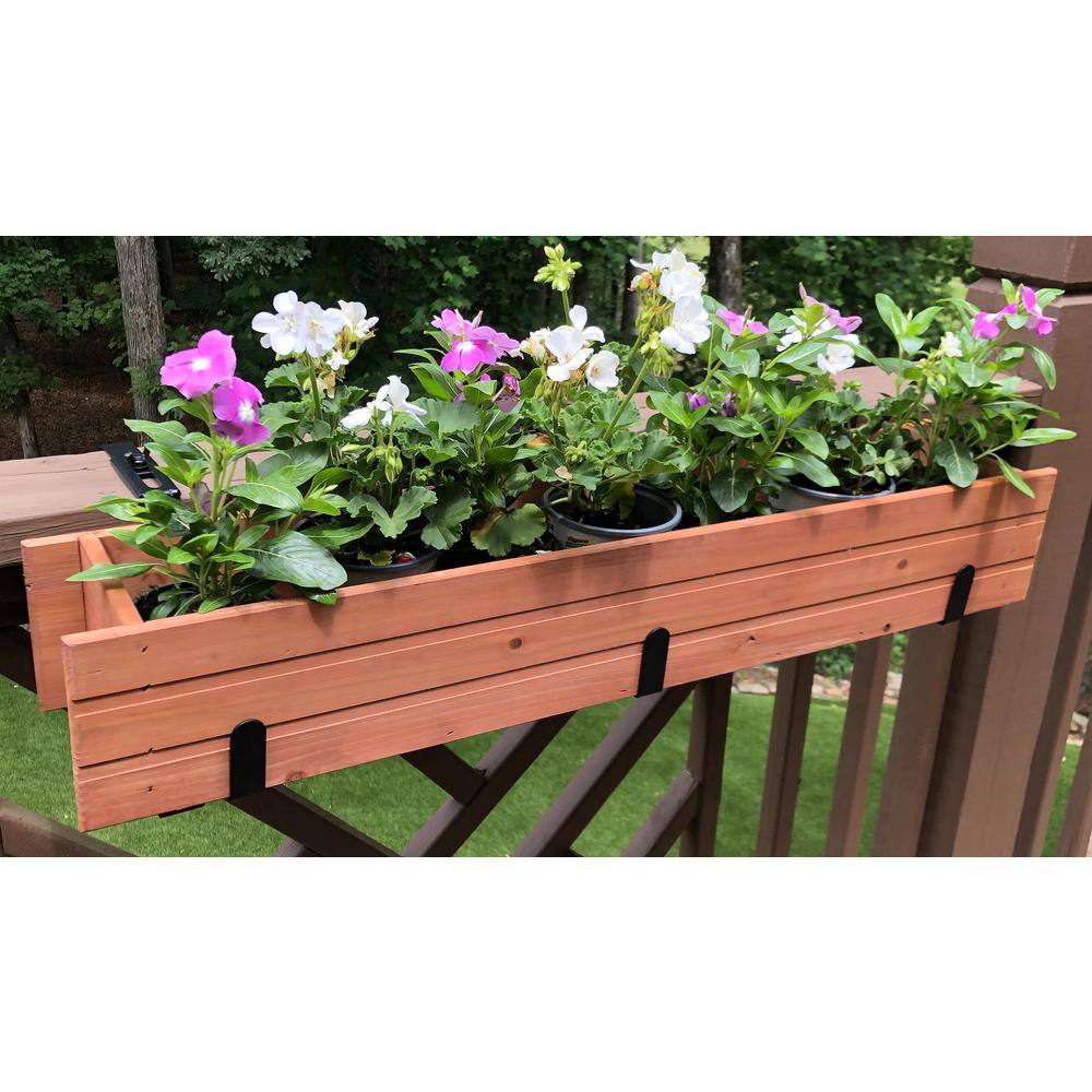 Vigoro Adjustable Window Planter Box Single Metal Bracket 51472