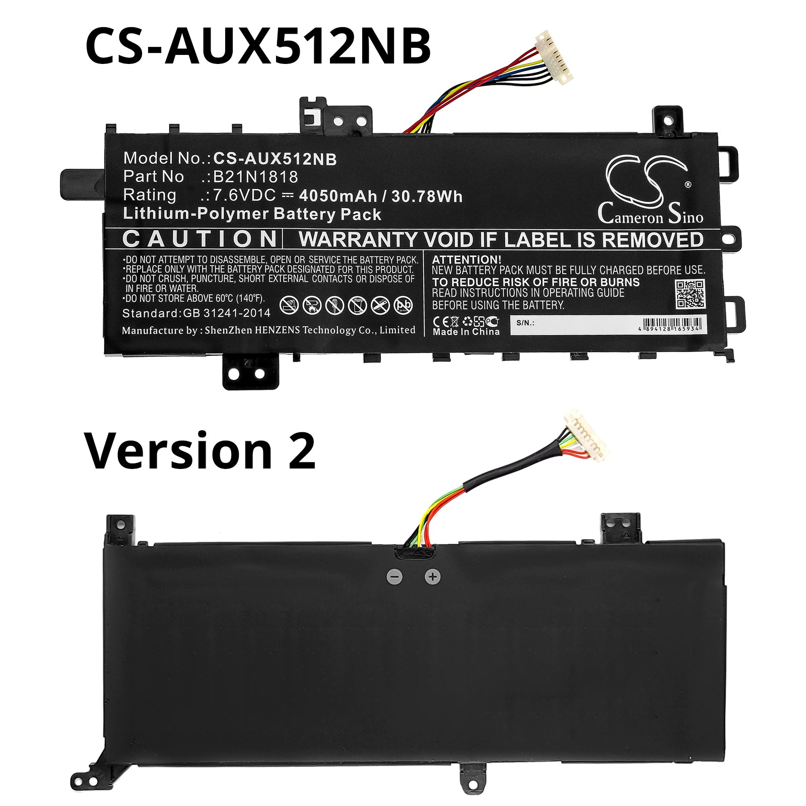 Asus ASUS X712FAGC102T R564DK V5000FA V5000FB Viv Replacement Battery BatteryClerkcom Laptop and Notebook