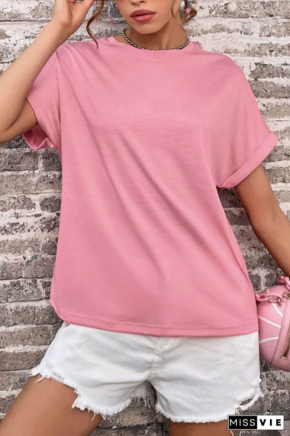 Plain Essencial Short Sleeves Tee