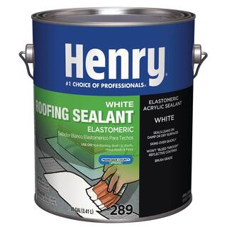 Henry 289 White Elastomeric Roofing Sealant 0.90 gal. HE289146