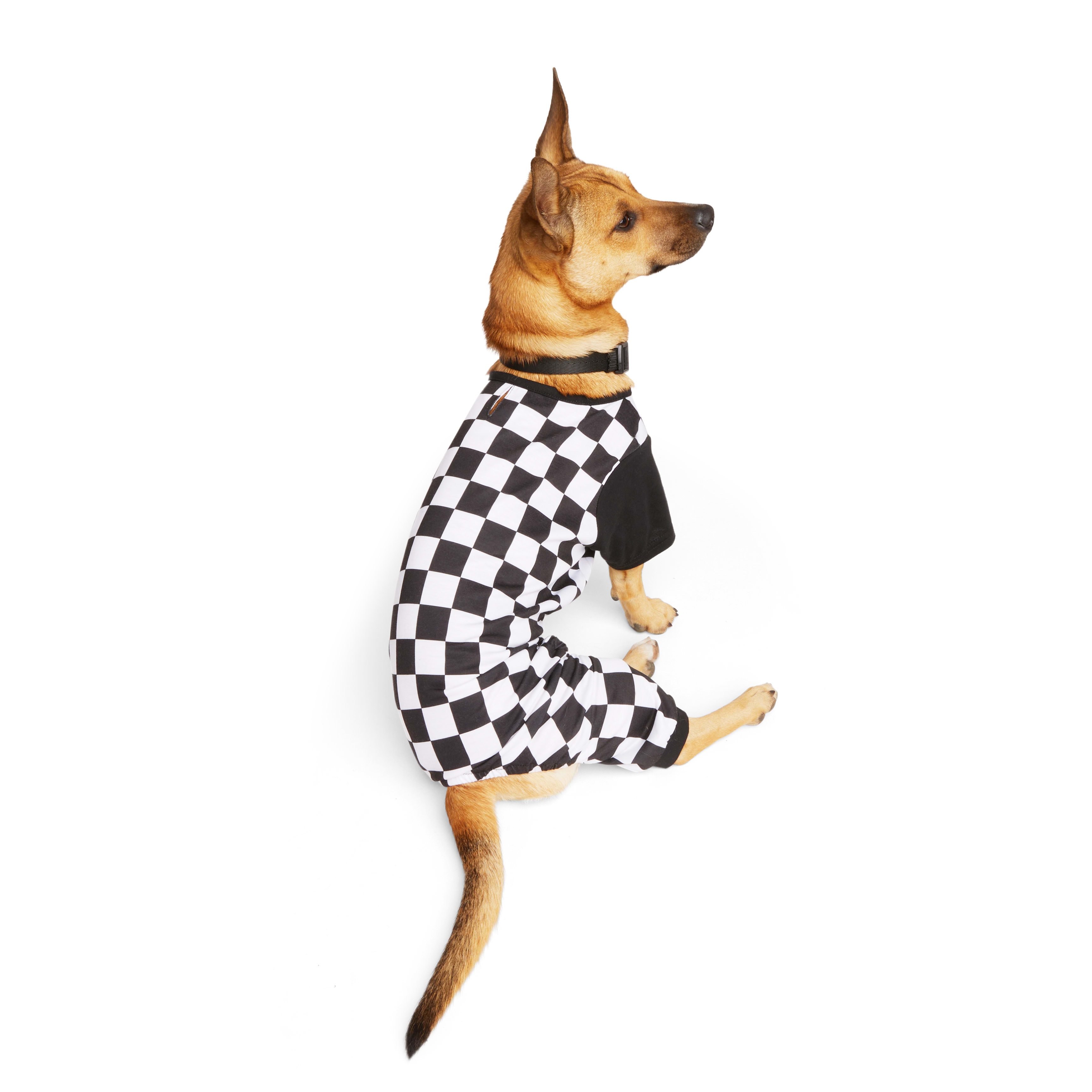 YOULY Checker Pet Pajamas， XX-Small