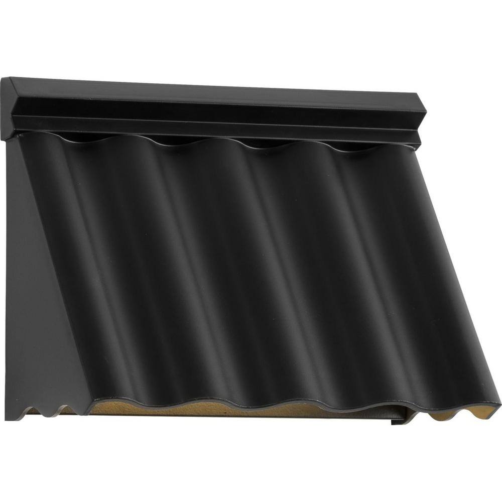 Progress Lighting Jeffrey Alan Marks Point Dume Wakecrest 1-Light Matte Black LED Outdoor Wall Lantern Sconce 8-Watt 9 in. P560299-31M-27