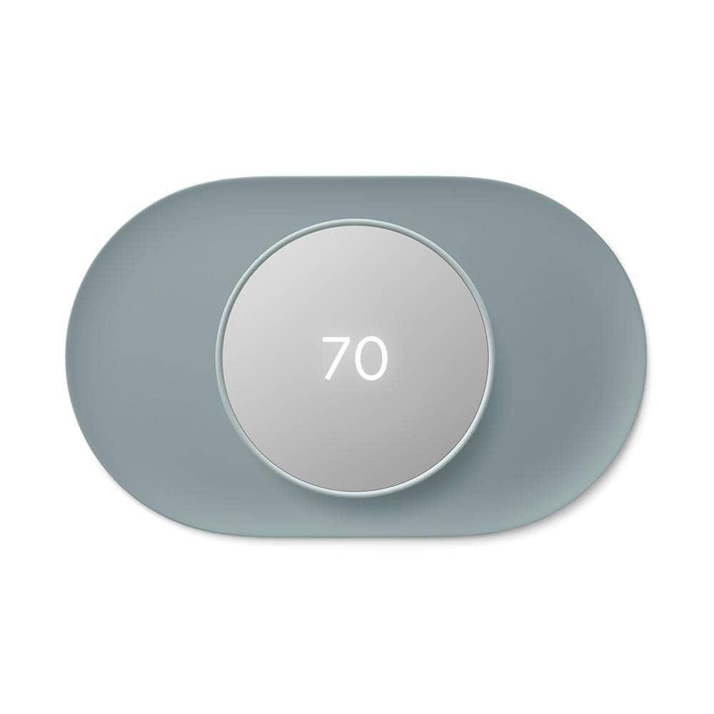 Google Nest Thermostat  Smart Programmable WiFi Thermostat Fog  Nest Thermostat Trim Kit Deep Fog