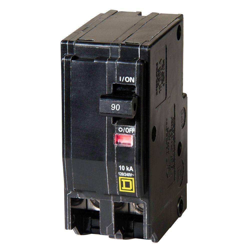 Square D QO 90 Amp 2-Pole Circuit Breaker QO290CP