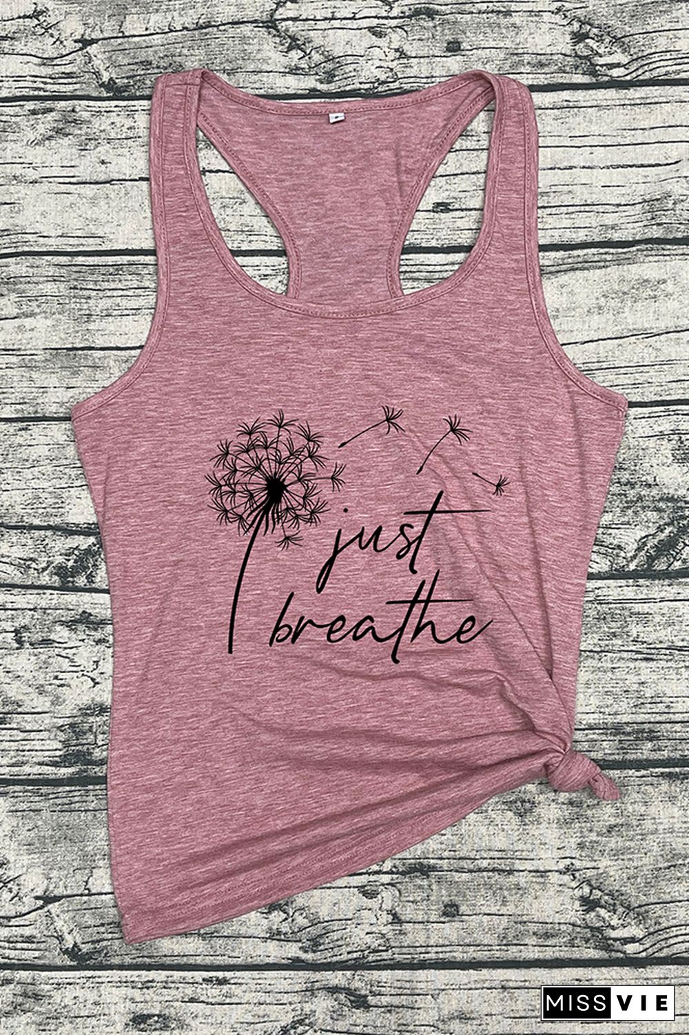 Just Breathe Dandelion, Momlife, Just Breathe, Inspirational Quotes, Mommy Quotes Tank Top Wholesale