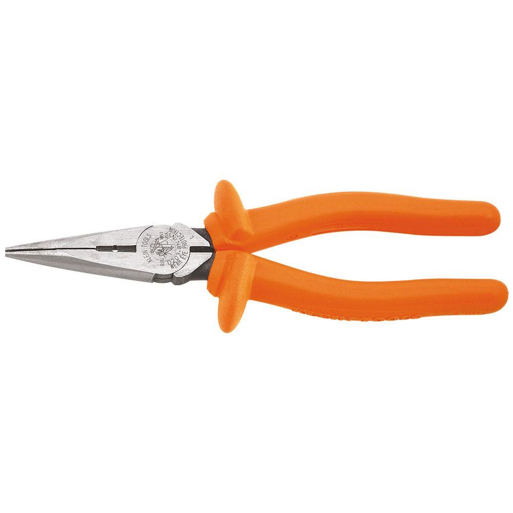 Klein Tools Long Nose Pliers Insul Cut 8