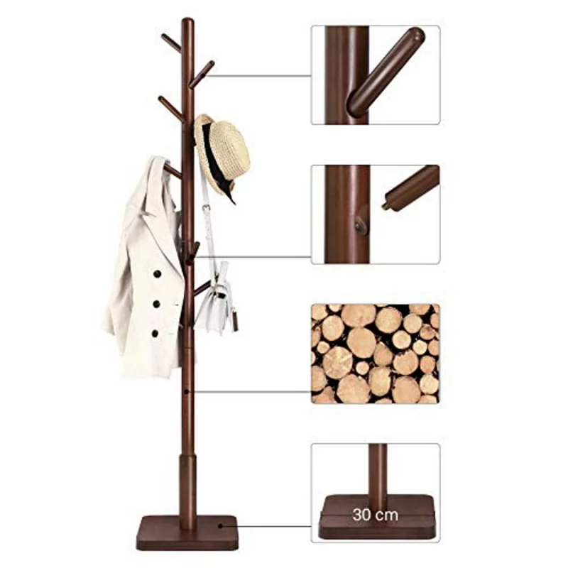 Coat Rack Walnut Color