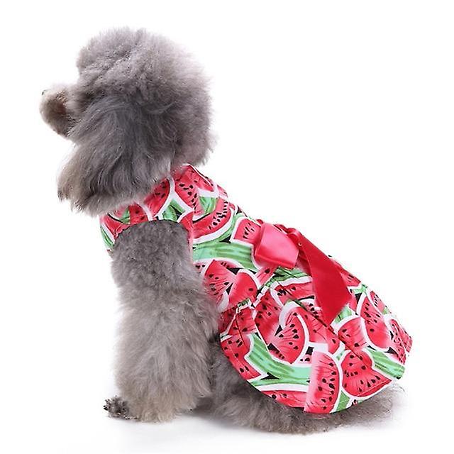 Watermelon dog dress