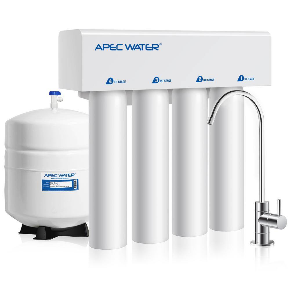 APEC Water Systems Supreme 75 GPD Under-Sink Quick Change Twist Filter Reverse Osmosis Drinking Water Filtration System RO-TWIST