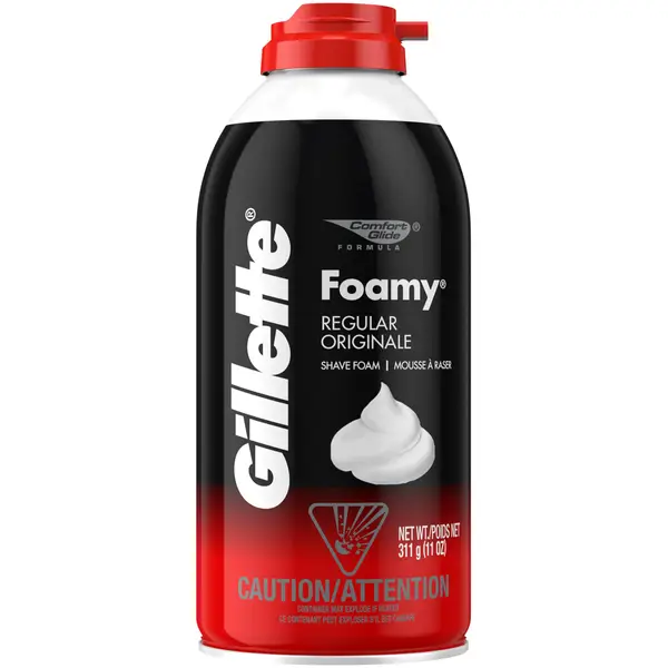 Gillette 11 oz Foamy Regular Shaving Foam