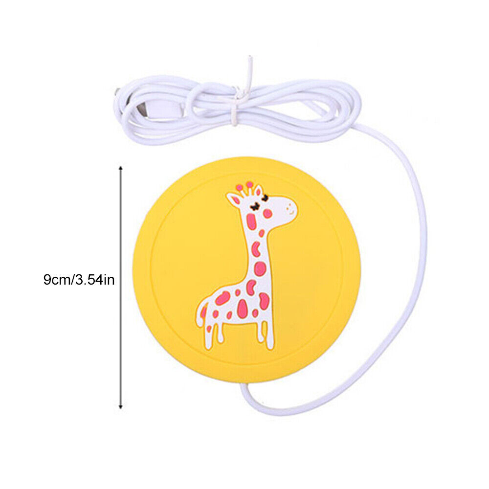 Portable USB Coffee，Tea，Milk Cup Mug Warmer Heating Pad Plate for Office Home UK