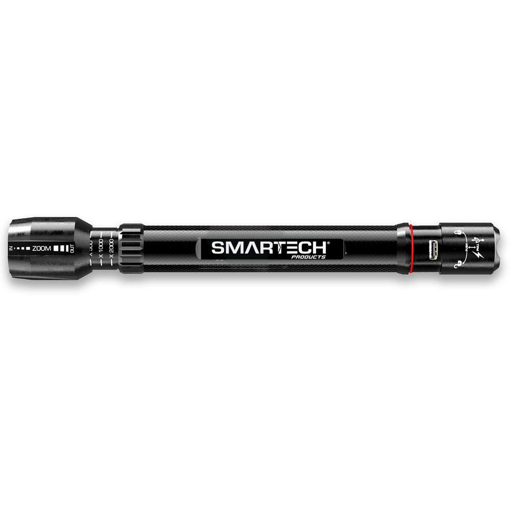 Smartech Products 2000 Lumen Dual Powered Rechargeable LED Flashlight and 9000 mAh Power Bank HGR-2000