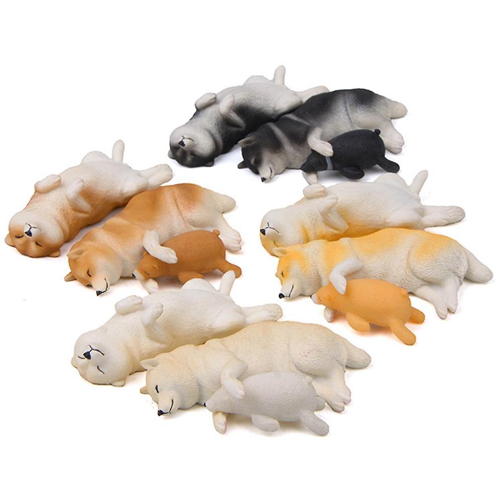 Car Doll Decoration Hand-made Refrigerator Magnet Resin Small Animal Decorations For Living Room Home Office Car Bookstore Beige Little Bear