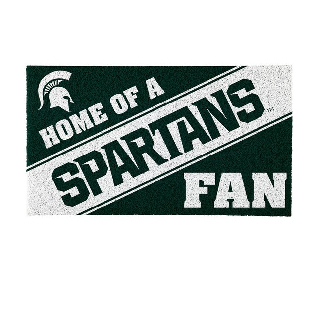 Evergreen Michigan State University Pvc Mat Color