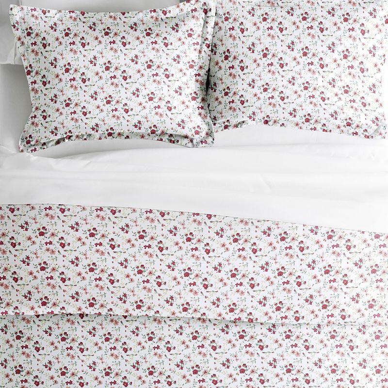 Urban Loft's Garden Farmhouse Patterns Duvet Cover Bed Set with Shams