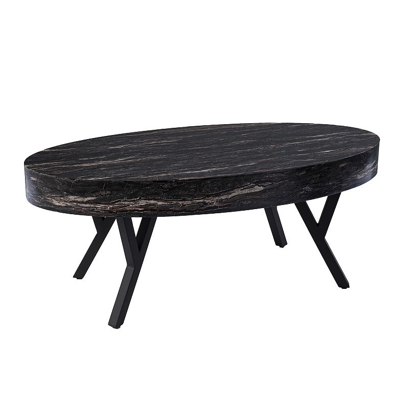 Southern Enterprises Torye Faux Marble Coffee Table