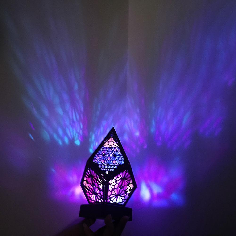 Bohemian Style Floor Lamp Led Colorful Starry Star Night Lights Projection