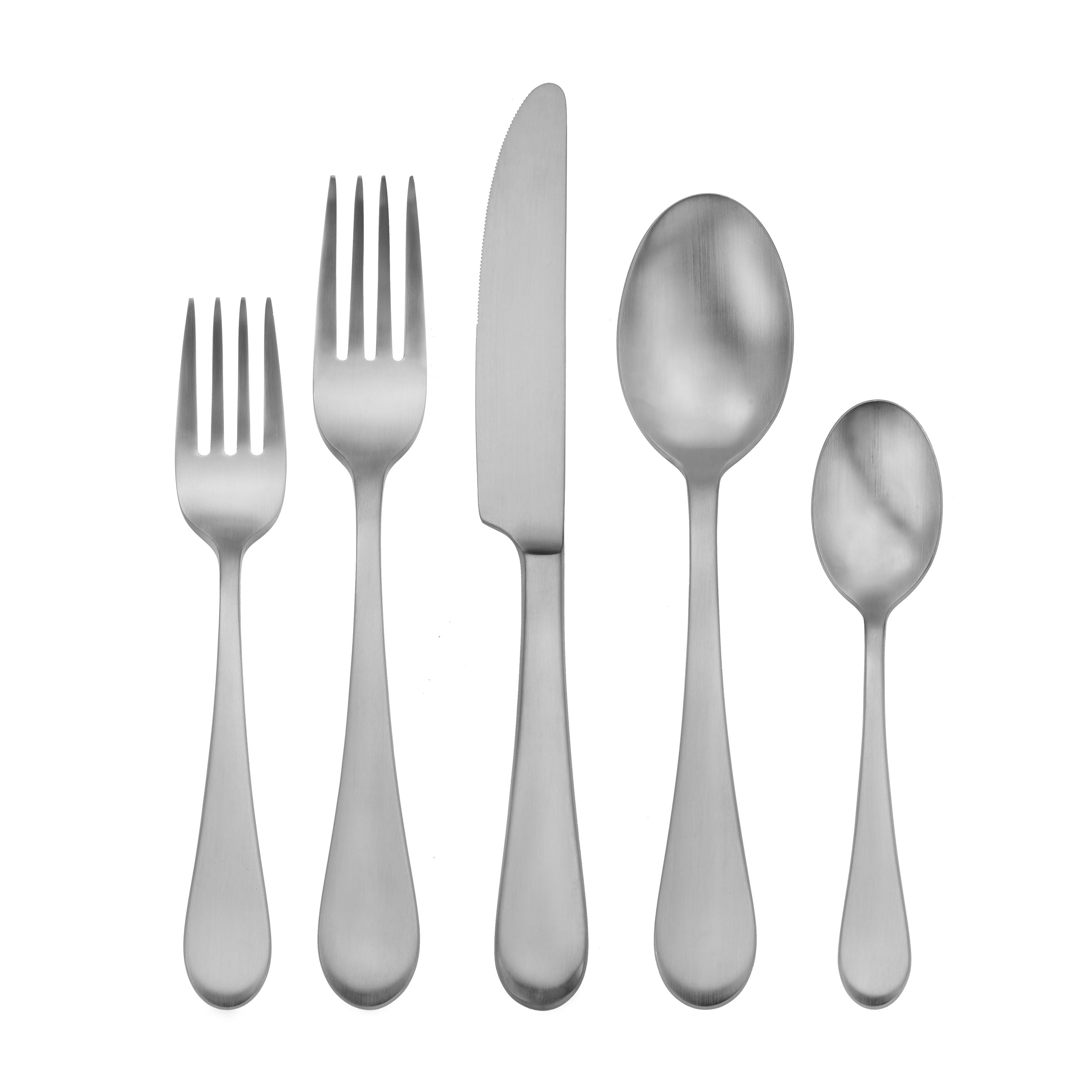 Satin Icarus 45 Piece Everyday Flatware Set