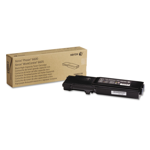 Xerox 106R02228 High-Yield Toner， 8，000 Page-Yield， Black