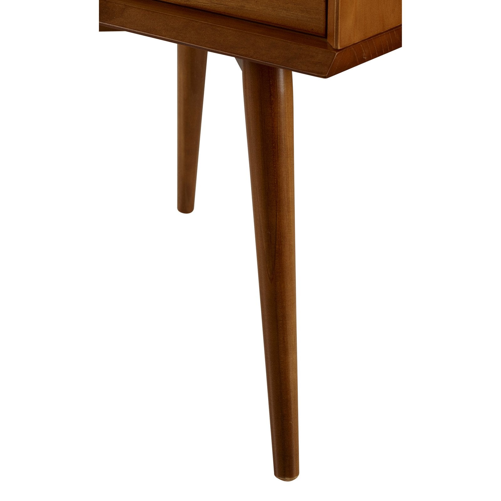 Camaflexi Mid-Century Night Stand - White Finish