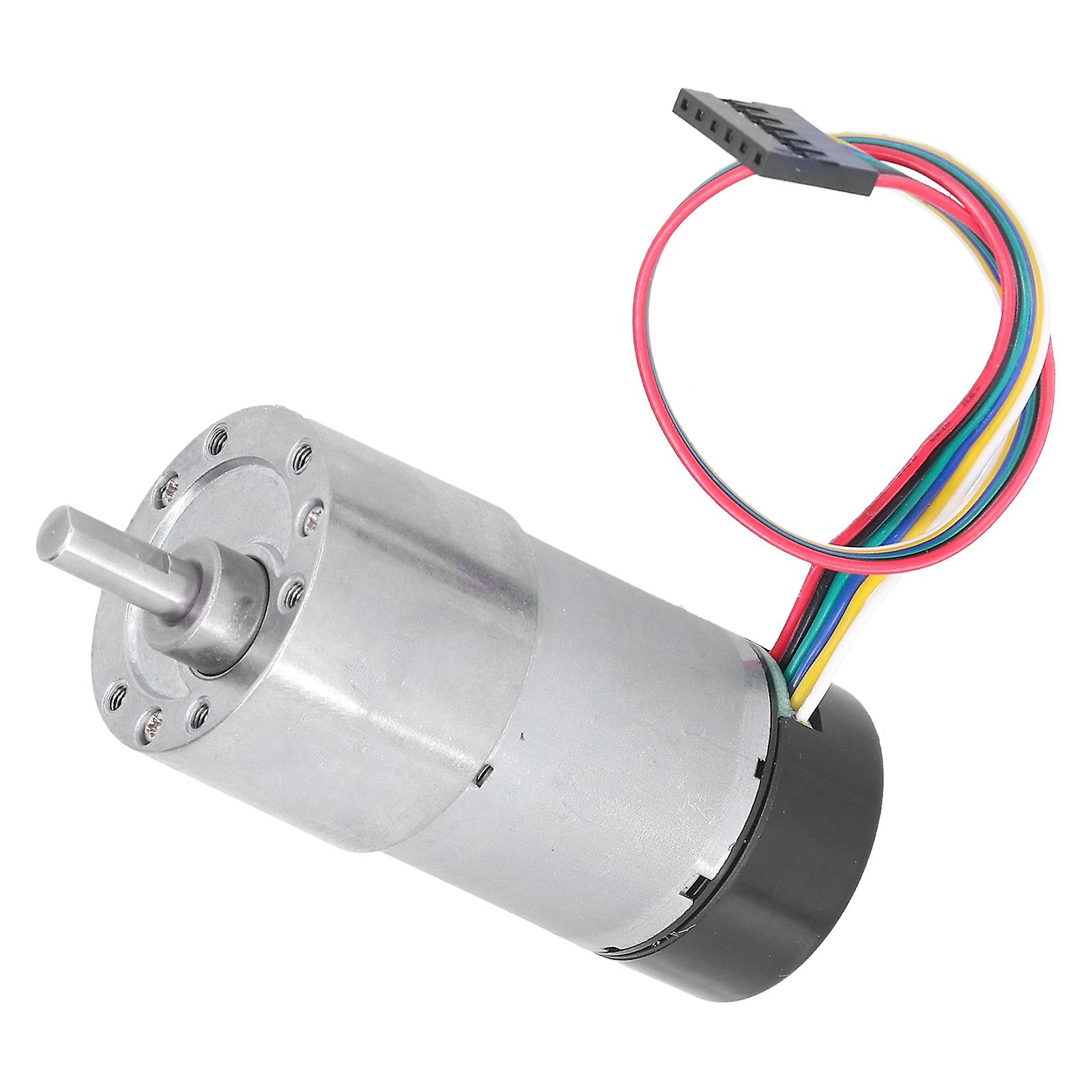 Jgb373530 Dc12v Encoder Metal Gearmotor Speed Reduction High Torsion Encoder Gear Motor38rpm