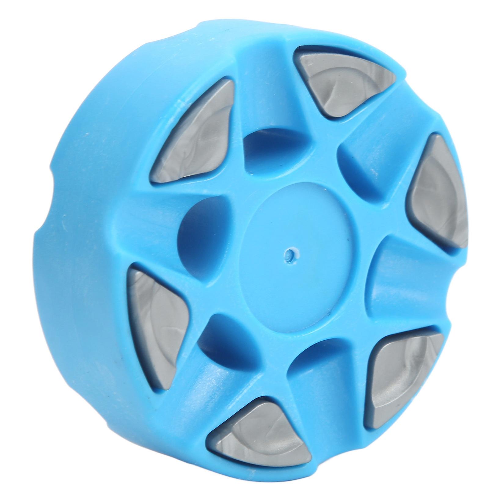 Hockey Puck Dense Texture Glossy Flat Easy Sliding Plastic Roller Hockey Puck For Daily Skating Traininglight Blue