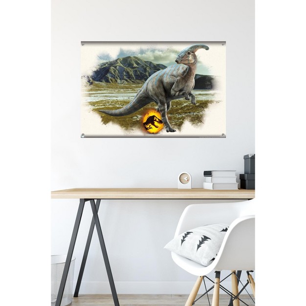 Trends International Jurassic World Dominion Parasaurolophus Focal Unframed Wall Poster Prints