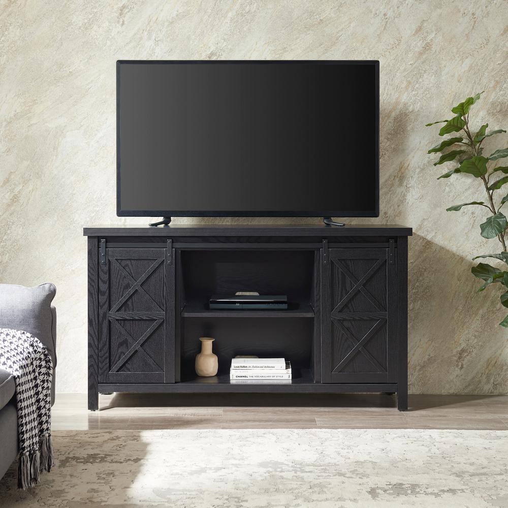 MeyerCross Elmwood 58 in. Black Grain TV Stand Fits TV's up to 65 in. TV1393