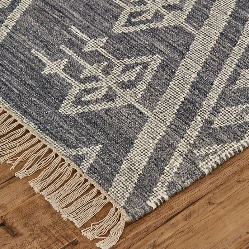 Weave and Wander Bray Vintage Boho Flatwoven Fringe Rug