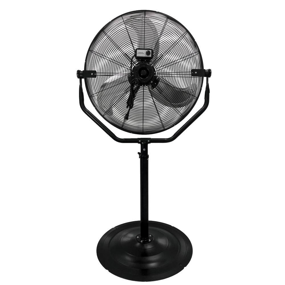 Commercial Electric Adjustable-Height 30 in. Easy-Assembly Pedestal Fan SFSC1-750S