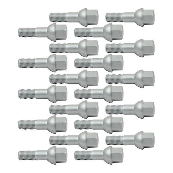 20pcs Wheel Lug Bolts Nuts M12 X 1.5 For Mercedes-benz W202 W203 Cl203 W124 W210 R170 R171 A1244000170 A2034010270 44987