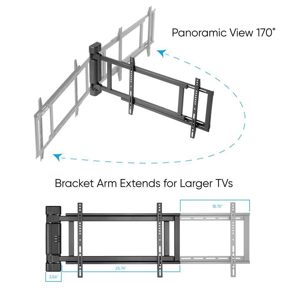 Atlantic Motorized panning TV mount for 32 in.-75 in. 63607413