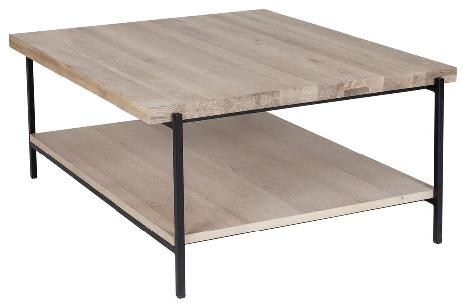 Rugged Oak Two Tiered Coffee Table  Belen Kox   Contemporary   Coffee Tables   by BisonOffice  Houzz