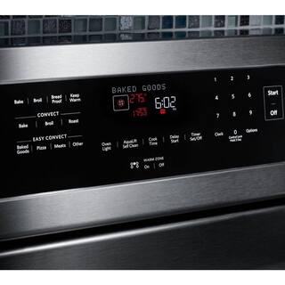 KitchenAid 6.4 cu. ft. Electric Range with Self-Cleaning Convection Oven in Stainless Steel KFEG500ESS