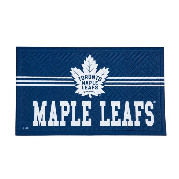 Embossed Mat Cross Hatch Toronto Maple Leafs